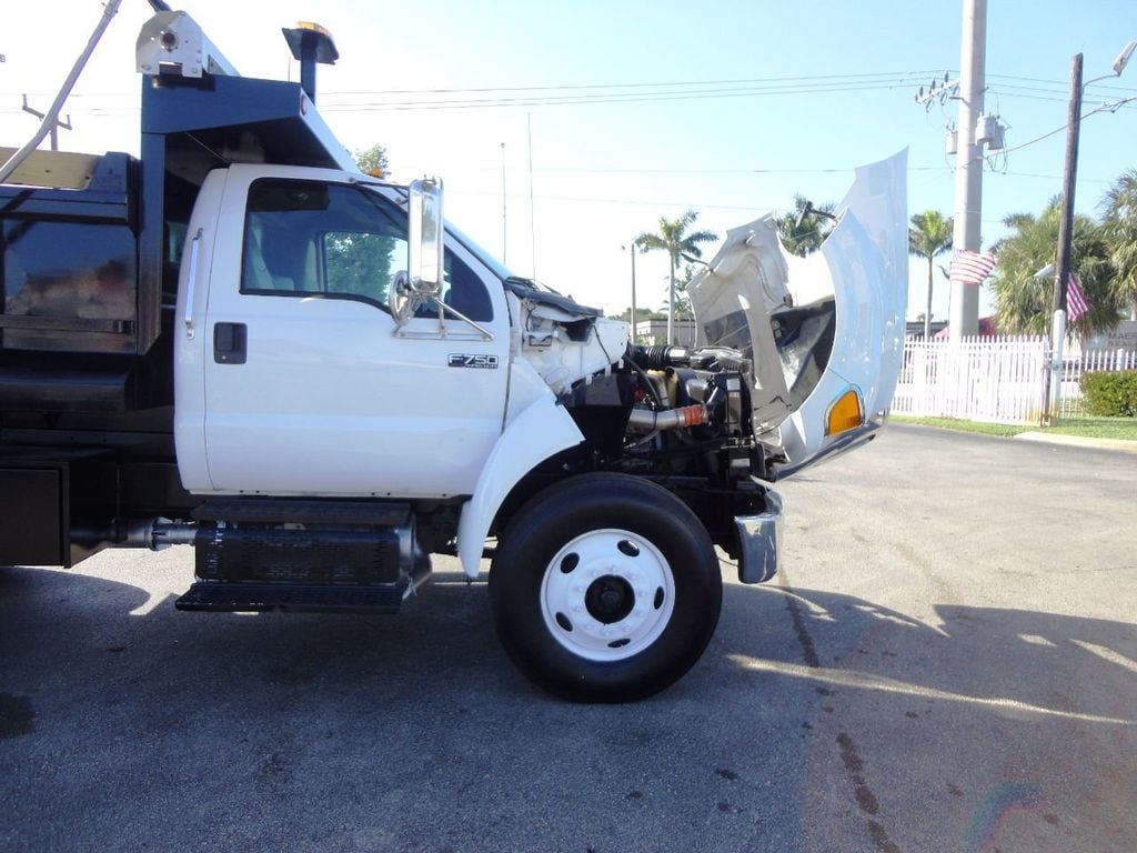 2011 Ford F750 25,950GVWR, 11FT CONTRACTORS DUMP, MASON DUMP TRUCK - 19608978 - 17