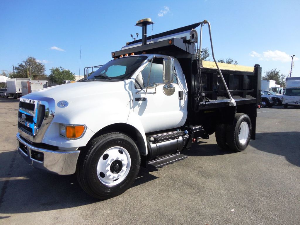 2011 Used Ford F750 25,950GVWR, 11FT CONTRACTORS DUMP, MASON DUMP TRUCK ...