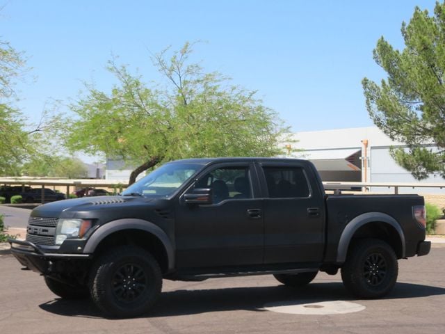 2011 Ford F-150 4X4 SVT RAPTOR CREW CAB FLAT BLACK EXTRA CLEAN 25 RECORDS  - 23010991 - 0