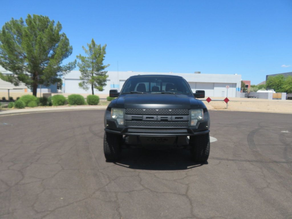 2011 Ford F-150 4X4 SVT RAPTOR CREW CAB FLAT BLACK EXTRA CLEAN 25 RECORDS  - 23010991 - 10