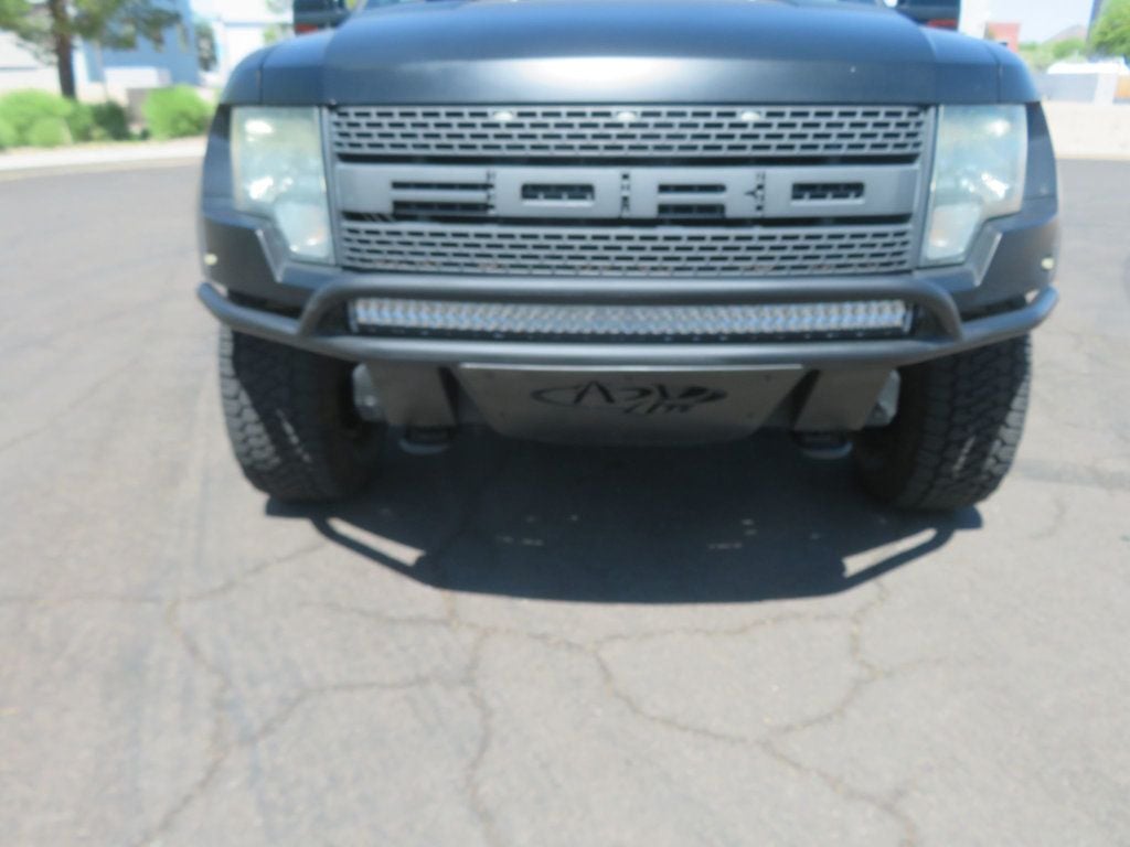 2011 Ford F-150 4X4 SVT RAPTOR CREW CAB FLAT BLACK EXTRA CLEAN 25 RECORDS  - 23010991 - 12