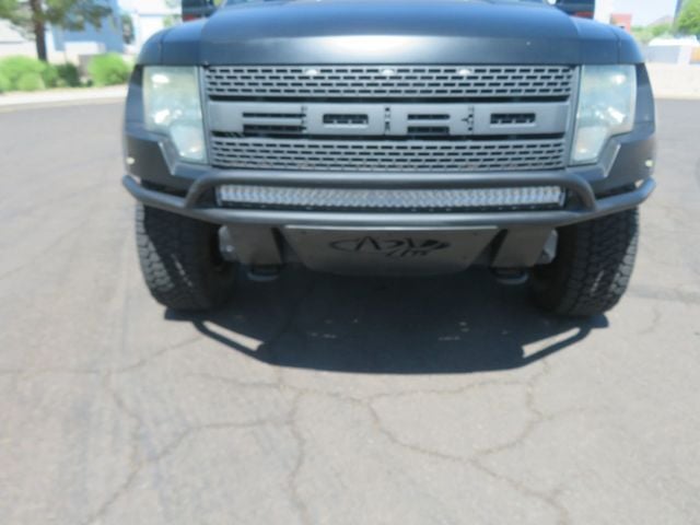 2011 Ford F-150 4X4 SVT RAPTOR CREW CAB FLAT BLACK EXTRA CLEAN 25 RECORDS  - 23010991 - 12