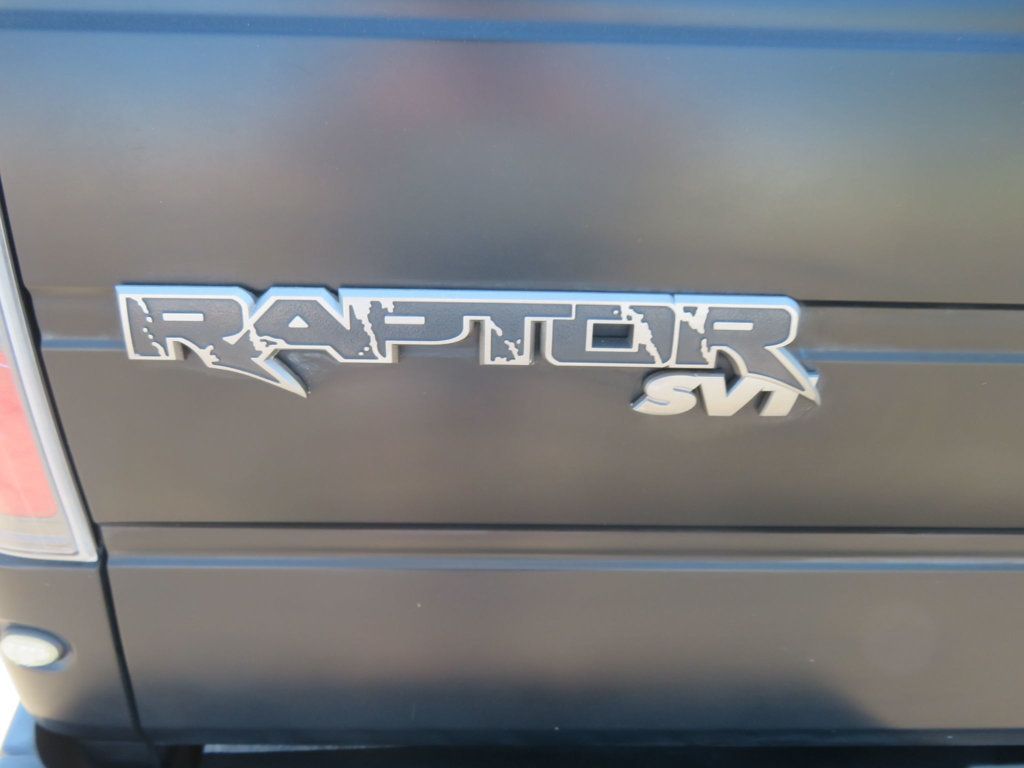 2011 Ford F-150 4X4 SVT RAPTOR CREW CAB FLAT BLACK EXTRA CLEAN 25 RECORDS  - 23010991 - 14