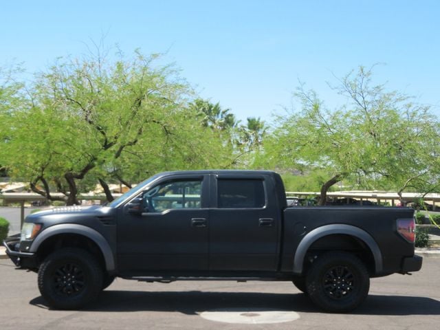 2011 Ford F-150 4X4 SVT RAPTOR CREW CAB FLAT BLACK EXTRA CLEAN 25 RECORDS  - 23010991 - 1