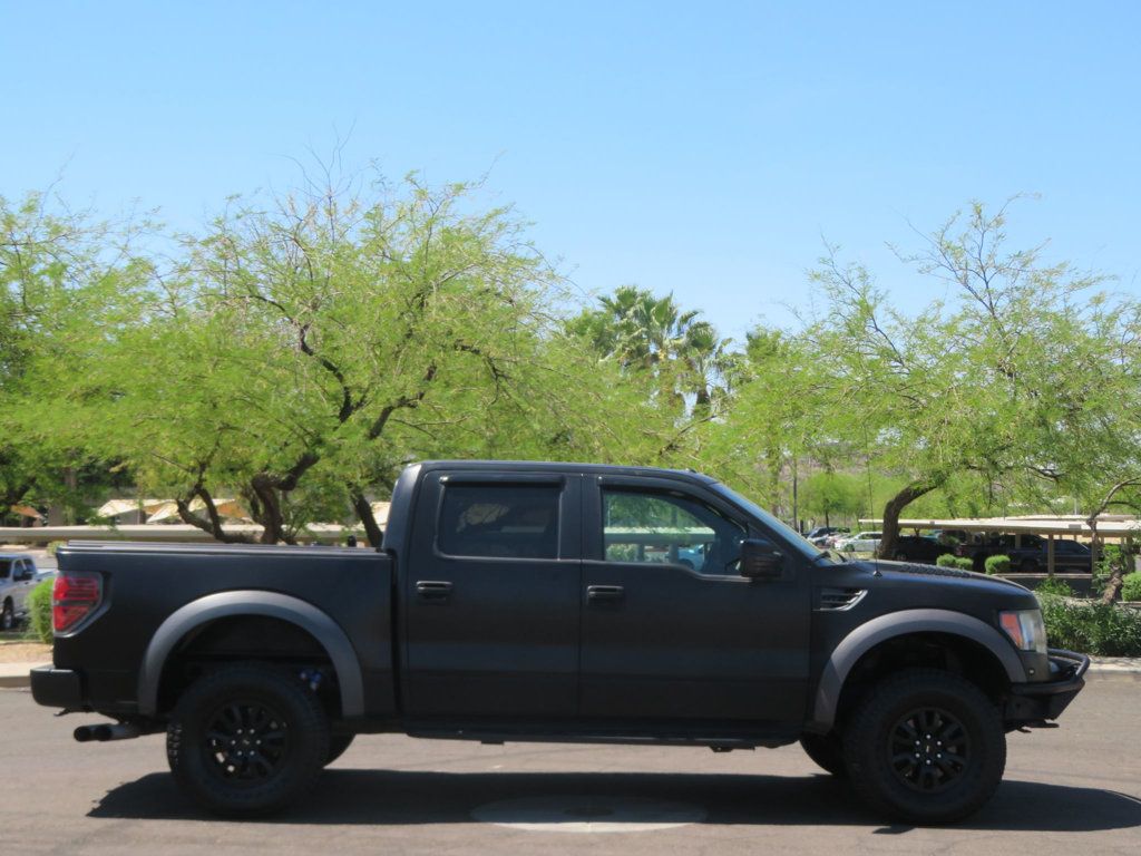2011 Ford F-150 4X4 SVT RAPTOR CREW CAB FLAT BLACK EXTRA CLEAN 25 RECORDS  - 23010991 - 2