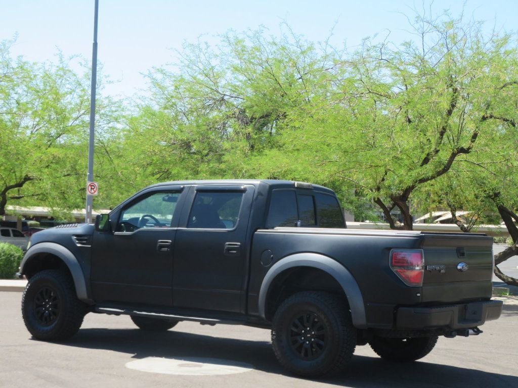 2011 Ford F-150 4X4 SVT RAPTOR CREW CAB FLAT BLACK EXTRA CLEAN 25 RECORDS  - 23010991 - 4