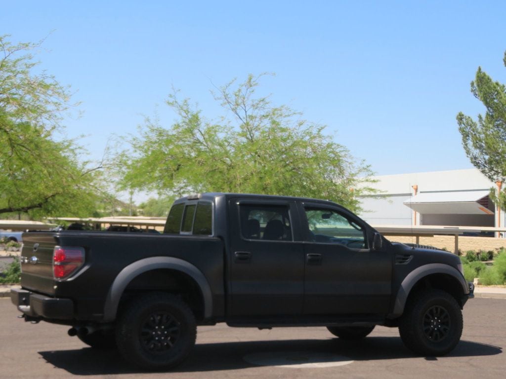2011 Ford F-150 4X4 SVT RAPTOR CREW CAB FLAT BLACK EXTRA CLEAN 25 RECORDS  - 23010991 - 5