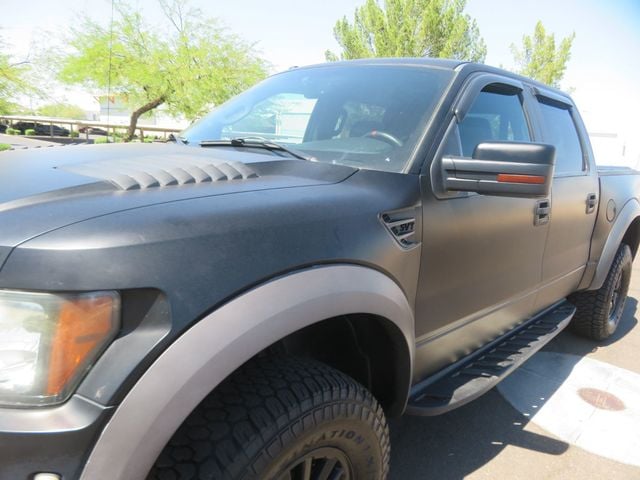 2011 Ford F-150 4X4 SVT RAPTOR CREW CAB FLAT BLACK EXTRA CLEAN 25 RECORDS  - 23010991 - 7