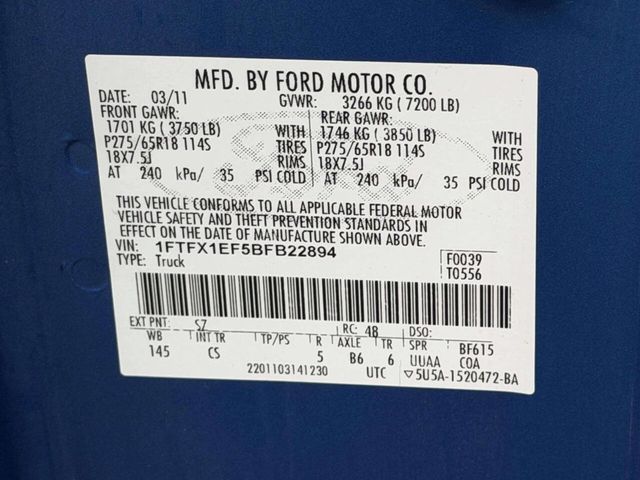 2011 Ford F-150 STX 4x4 4dr SuperCab Styleside 6.5 ft. SB - 22970216 - 18