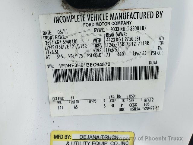 2011 FORD F-350 Super Duty DRW XLT 2dr 2wd Regular Cab LB Chassis - 20756631 - 24