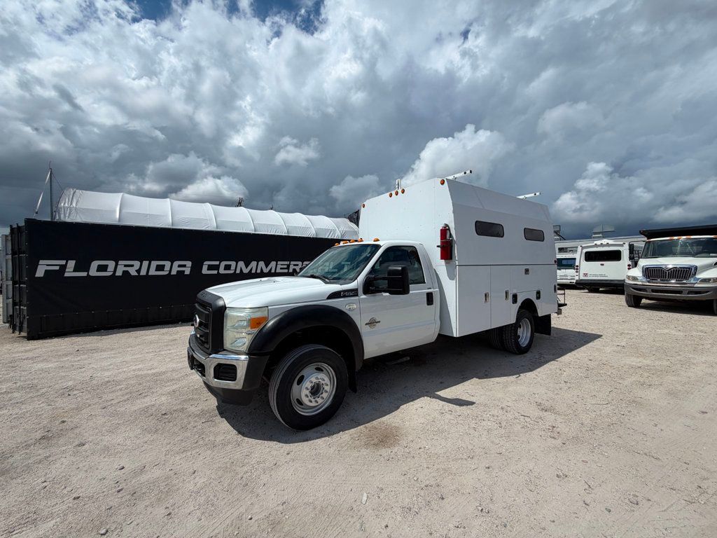2011 Ford F-550 Extended Cab Utility Service Truck  - 23015821 | Video 1