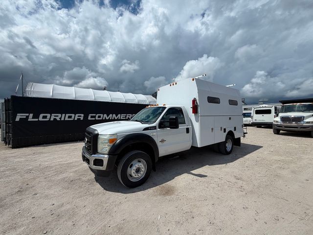 2011 Ford F-550 Extended Cab Utility Service Truck  - 23015821 - 0
