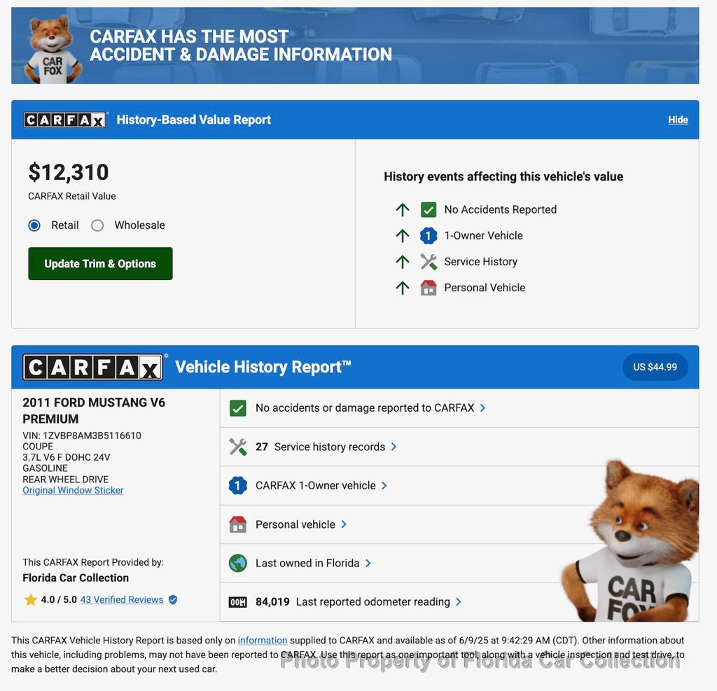 2011 Ford Mustang Coupe V6 Automatic - 22866300 - 65