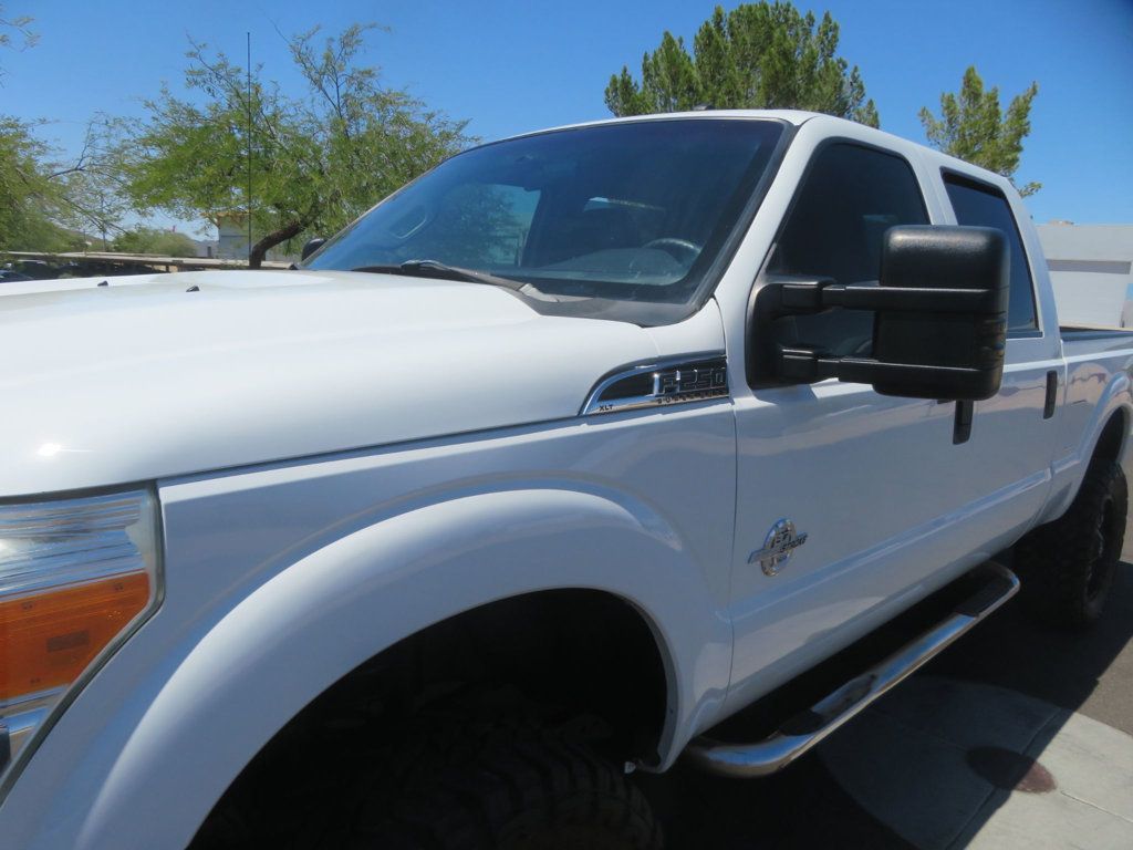 2011 Ford Super Duty F-250 SRW 2OWNER AZ POWERSTROKE F250 FX4 LEATHER LIFTED 4X4 EXTRA CLEAN  - 23026511 - 7