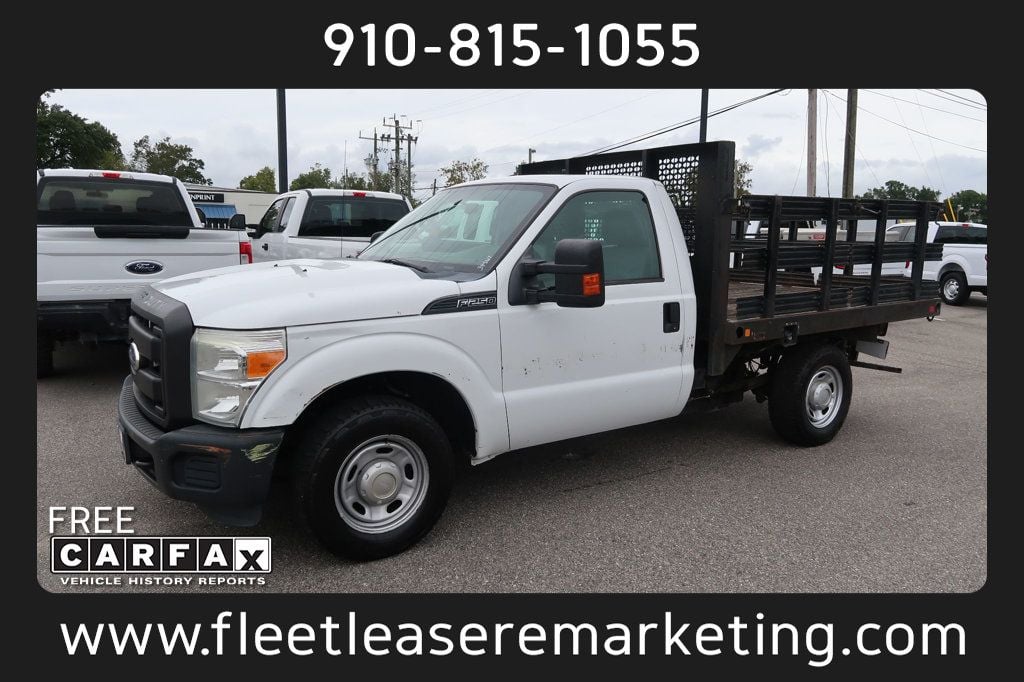 2011 Ford Super Duty F-250 SRW F250SD 2WD Reg Cab 10' Stakebed - 22611939 - 0