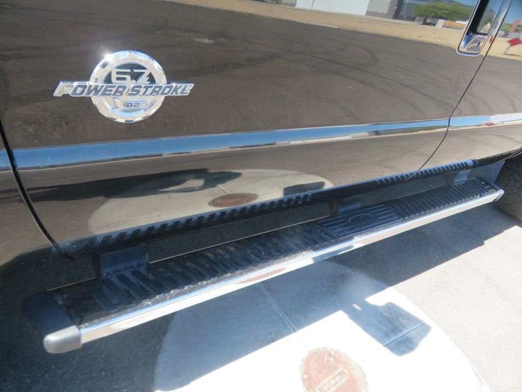 2011 Ford Super Duty F-350 SRW 4X4 LARIAT CREWCAB POWERSTROKE DIESEL LOW MILES EXTRA CLEAN 4X4  - 23003357 - 14