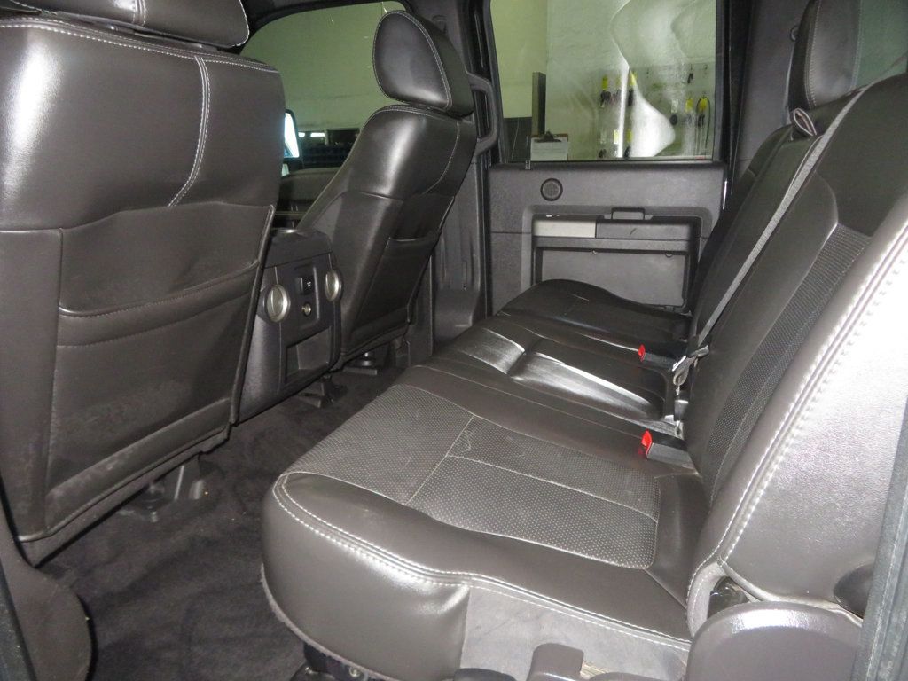 2011 Ford Super Duty F-350 SRW 4X4 LARIAT CREWCAB POWERSTROKE DIESEL LOW MILES EXTRA CLEAN 4X4  - 23003357 - 27