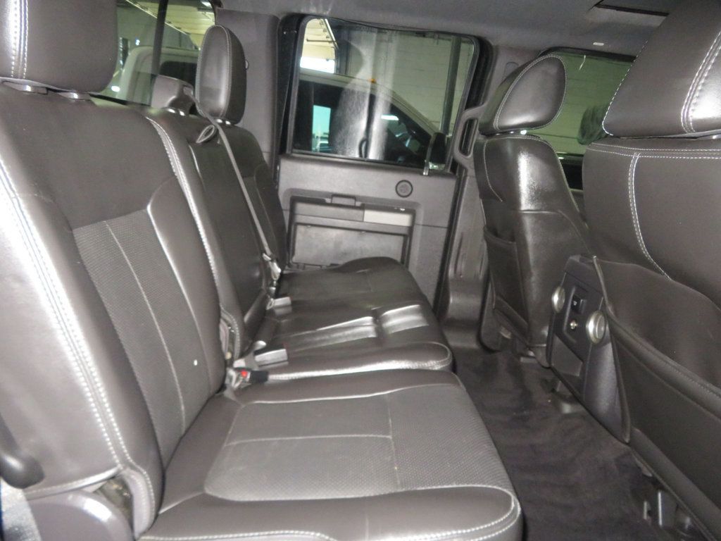 2011 Ford Super Duty F-350 SRW 4X4 LARIAT CREWCAB POWERSTROKE DIESEL LOW MILES EXTRA CLEAN 4X4  - 23003357 - 31