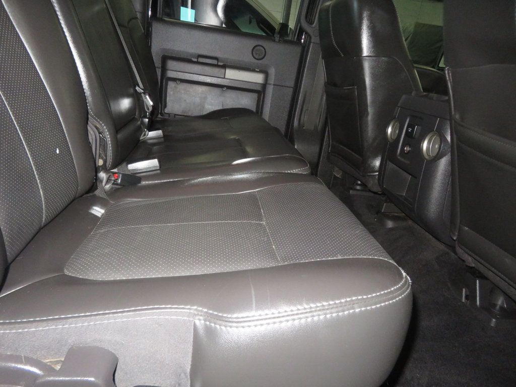 2011 Ford Super Duty F-350 SRW 4X4 LARIAT CREWCAB POWERSTROKE DIESEL LOW MILES EXTRA CLEAN 4X4  - 23003357 - 32