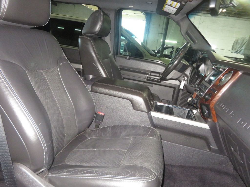 2011 Ford Super Duty F-350 SRW 4X4 LARIAT CREWCAB POWERSTROKE DIESEL LOW MILES EXTRA CLEAN 4X4  - 23003357 - 37