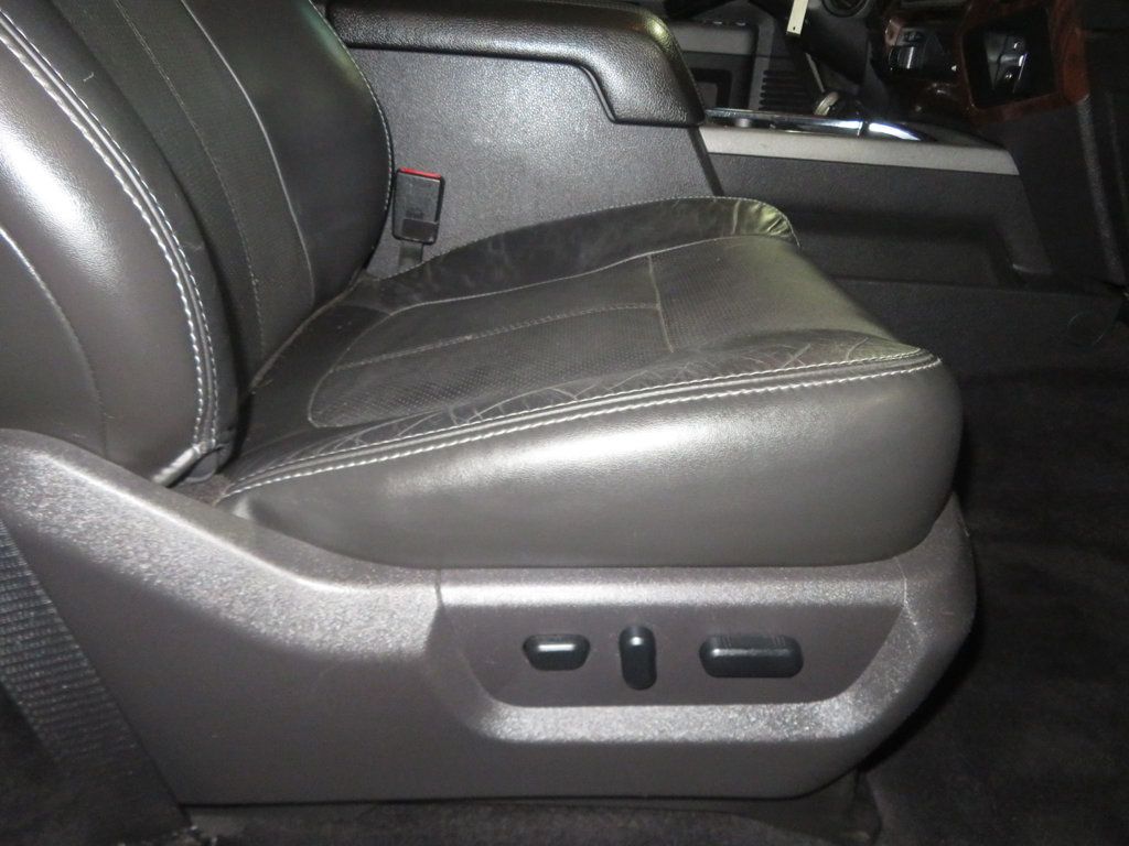 2011 Ford Super Duty F-350 SRW 4X4 LARIAT CREWCAB POWERSTROKE DIESEL LOW MILES EXTRA CLEAN 4X4  - 23003357 - 38