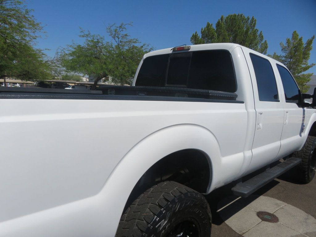 2011 Ford Super Duty F-350 SRW 4X4 LARIAT F350 POWERSTROKE DIESEL EXTAR CLEAM LOW MILES LIFTED  - 23043080 - 9