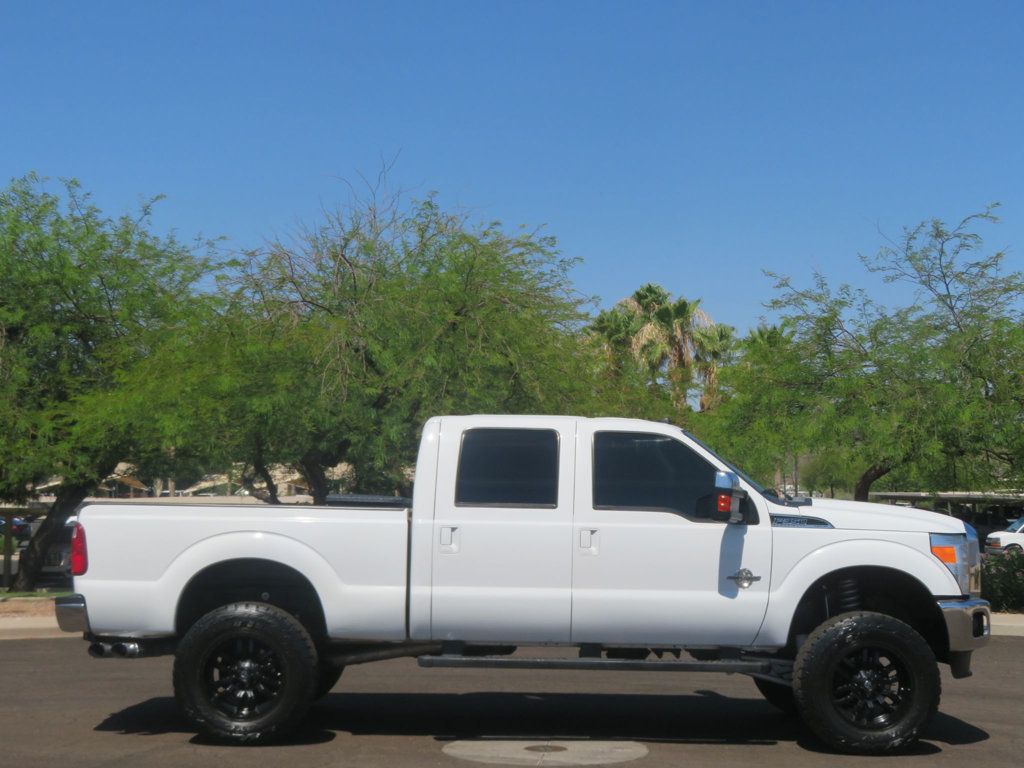 2011 Ford Super Duty F-350 SRW 4X4 LARIAT F350 POWERSTROKE DIESEL EXTAR CLEAM LOW MILES LIFTED  - 23043080 - 2