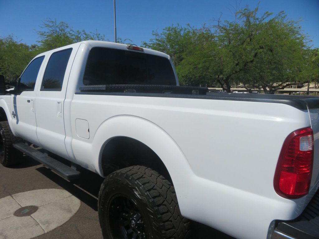 2011 Ford Super Duty F-350 SRW 4X4 LARIAT F350 POWERSTROKE DIESEL EXTAR CLEAM LOW MILES LIFTED  - 23043080 - 6