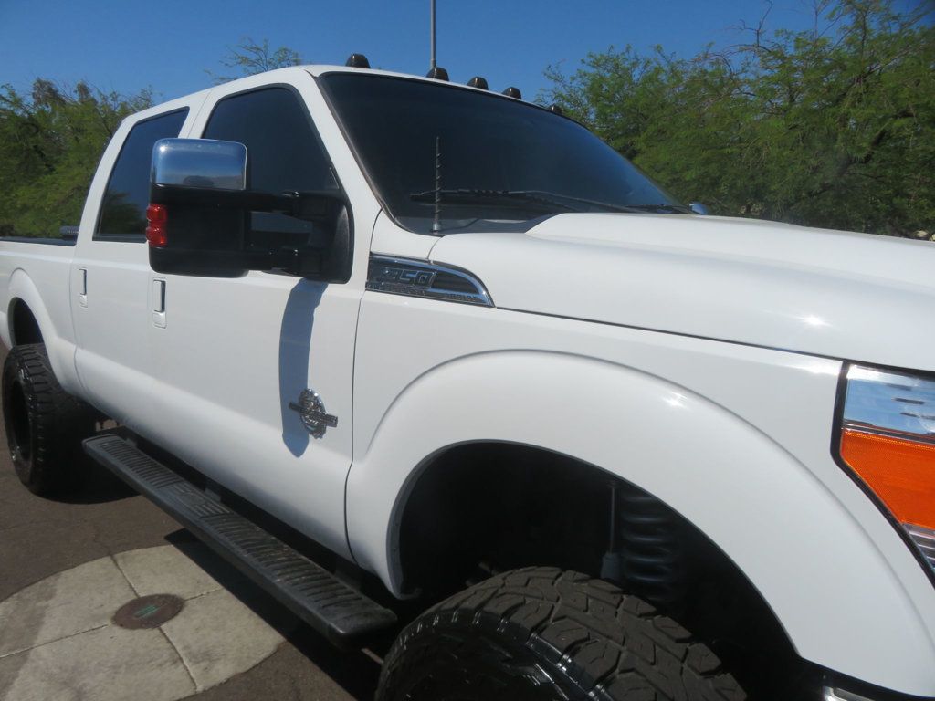 2011 Ford Super Duty F-350 SRW 4X4 LARIAT F350 POWERSTROKE DIESEL EXTAR CLEAM LOW MILES LIFTED  - 23043080 - 8
