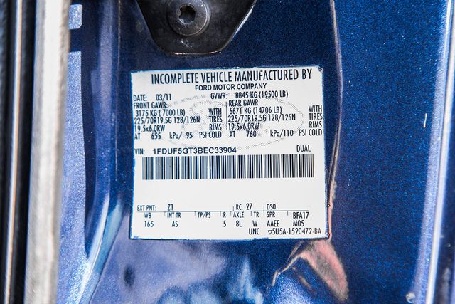 2011 Ford Super Duty F-550 DRW F550 12' LANDSCAPE DUMP - 15858866 - 31