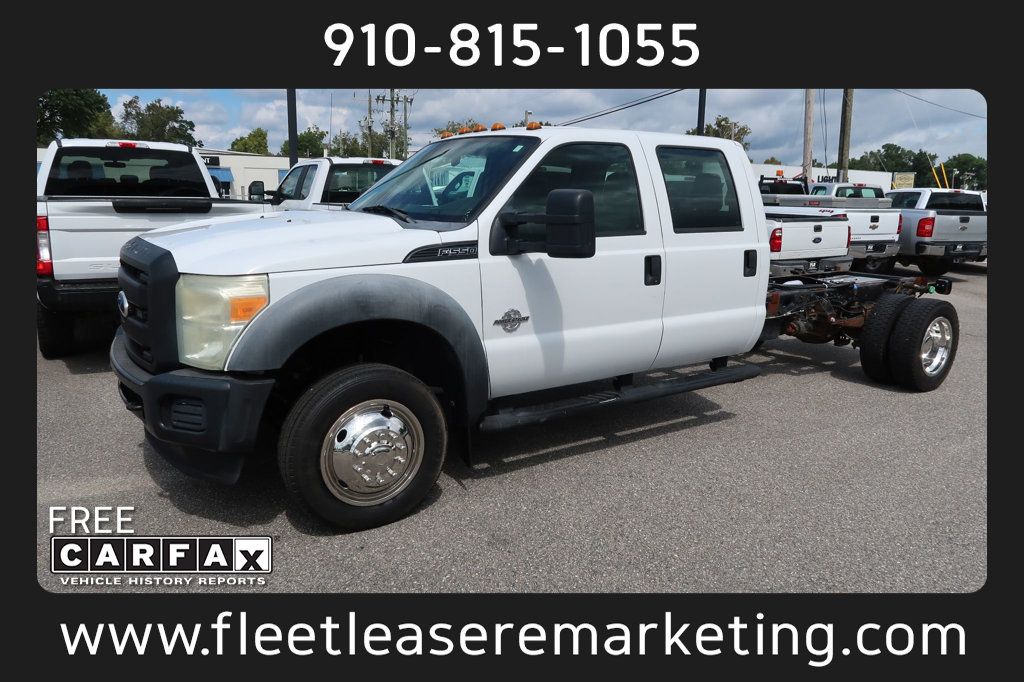 2011 Ford Super Duty F-550 DRW F550SD 2WD Crew Cab Cab Chassis - 22604013 - 0