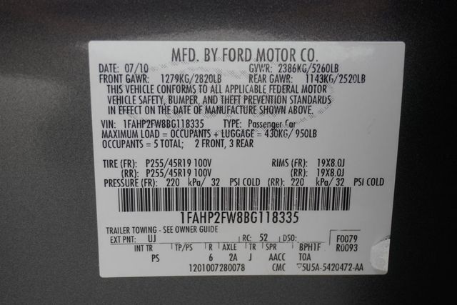 2011 Ford Taurus 4dr Sedan Limited FWD - 23007199 - 31