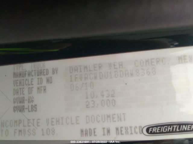 2011 Freightliner M2-106 GARBAGE TRUCK MECHANIC SPECIAL LOW MILES MANY EXTRAS - 21522010 - 8