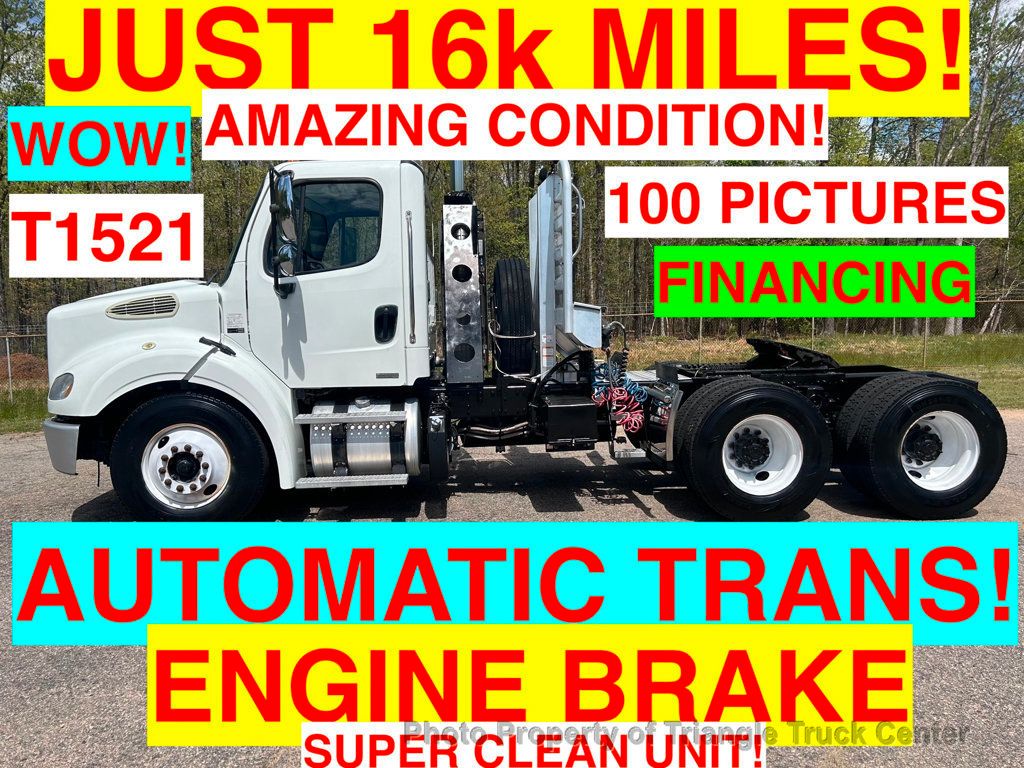 2011 Freightliner TRACTOR TANDEM JUST 16k MILES! SUPER CLEAN UNIT! AUTOMATIC TRANS ULTRASHIFT WITH SMART SHIFT! - 22379291 - 0