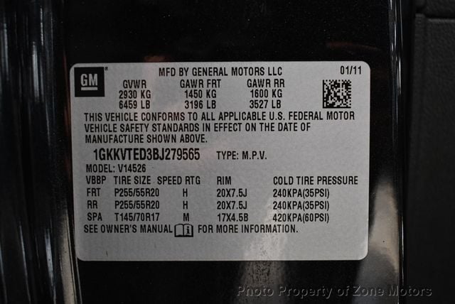 2011 GMC Acadia AWD 4dr Denali - 23005258 - 56