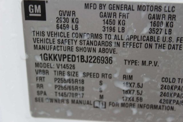 2011 GMC Acadia AWD 4dr SLE - 22981808 - 12