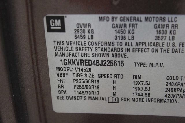 2011 GMC Acadia AWD 4dr SLT1 - 23006767 - 8