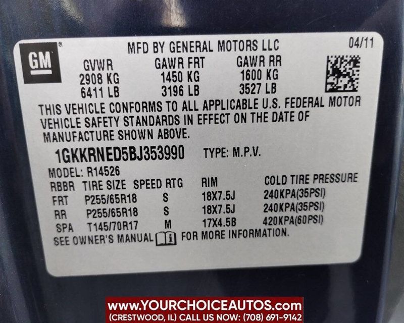 2011 GMC Acadia FWD 4dr SL - 22927956 - 35