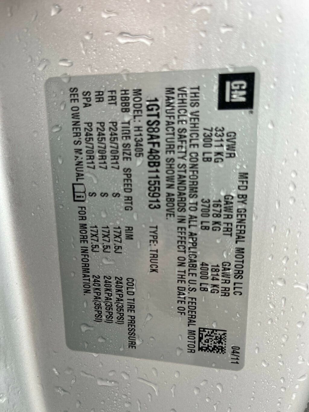 2011 GMC Savana ALL WHEEL DRIVE VAN AWD 4X4 Cargo Van - 22892877 - 41