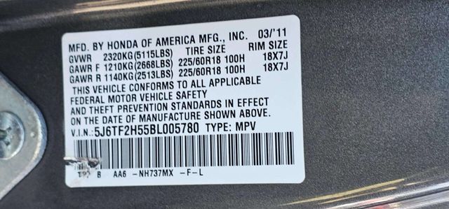 2011 Honda Accord Crosstour 4WD 5dr EX-L - 22991158 - 10