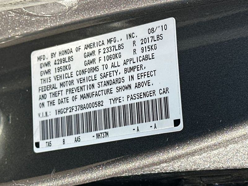 2011 Honda Accord Sedan 4dr I4 Automatic LX - 22973345 - 19