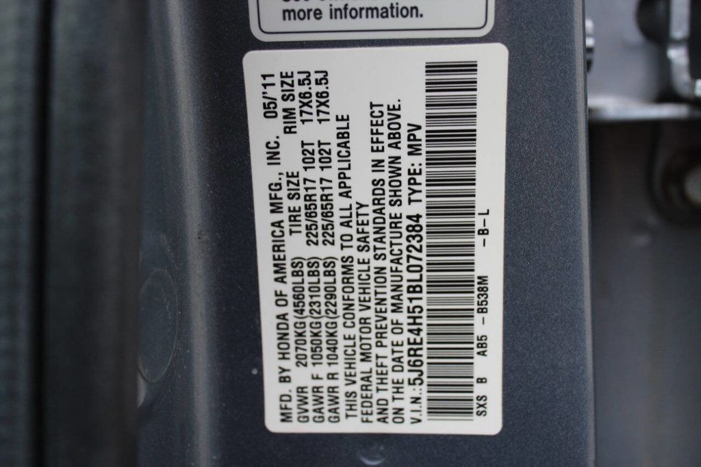 2011 Honda CR-V 4WD 5dr EX - 22919563 - 23