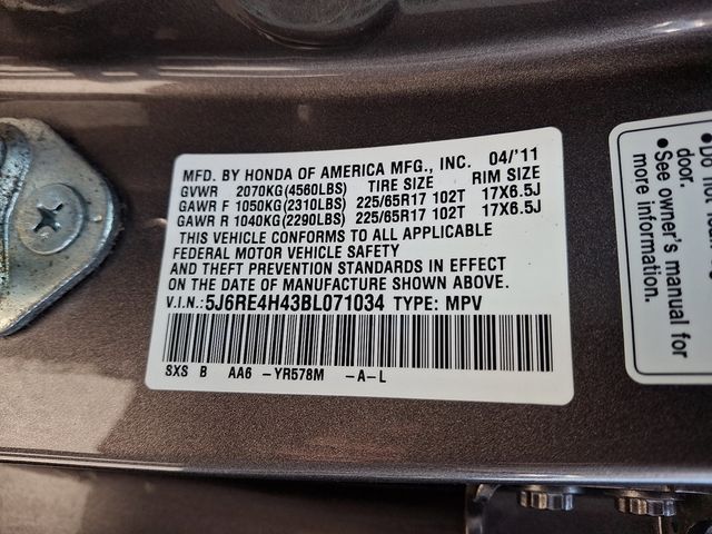2011 Honda CR-V 4WD 5dr SE - 23000324 - 24