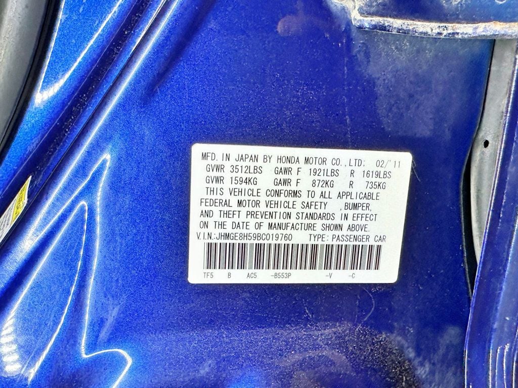 2011 Honda Fit 5dr Hatchback Automatic Sport - 23034363 - 37