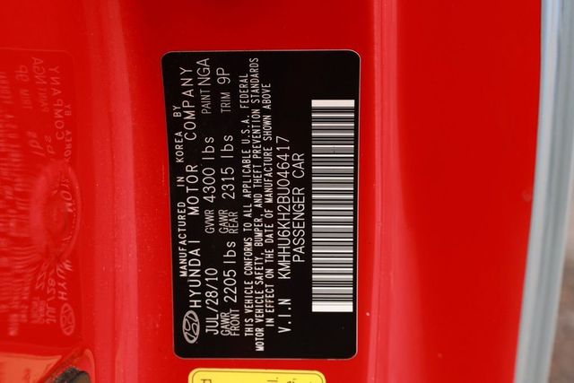 2011 Hyundai Genesis Coupe 2dr 3.8L Automatic Grand Touring w/Brn Lth - 23049582 - 28