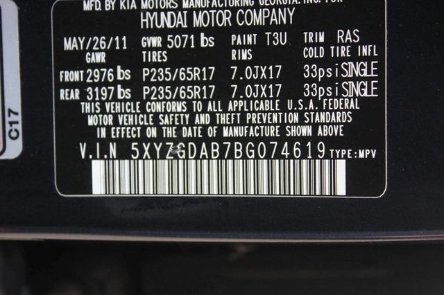 2011 Hyundai Santa Fe AWD 4dr I4 Automatic GLS - 23012851 - 9