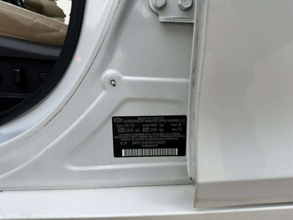 2011 Hyundai Sonata Limited 2.0T 4dr Sedan - 22959340 - 24