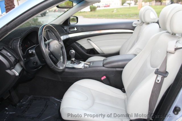 2011 INFINITI G37 Convertible TWO OWNER G37  CONVERTIBLE, NAVIGATION,BACKUP CAMERA  - 20606673 - 12