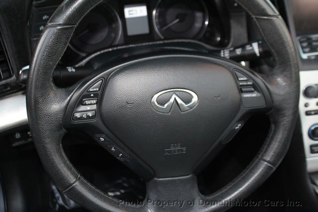 2011 INFINITI G37 Convertible TWO OWNER G37  CONVERTIBLE, NAVIGATION,BACKUP CAMERA  - 20606673 - 13