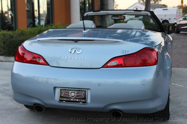 2011 INFINITI G37 Convertible TWO OWNER G37  CONVERTIBLE, NAVIGATION,BACKUP CAMERA  - 20606673 - 19